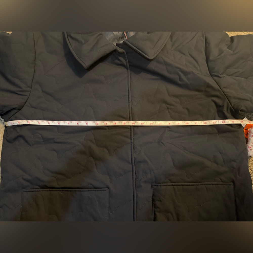 BASS OUTDOOR Women's Quilted Jacket Black Polyester, XL - Picture 10 of 12